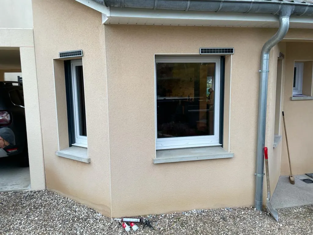 Fenêtres avec volets roulants et volets battants installées à Cattenom (57)