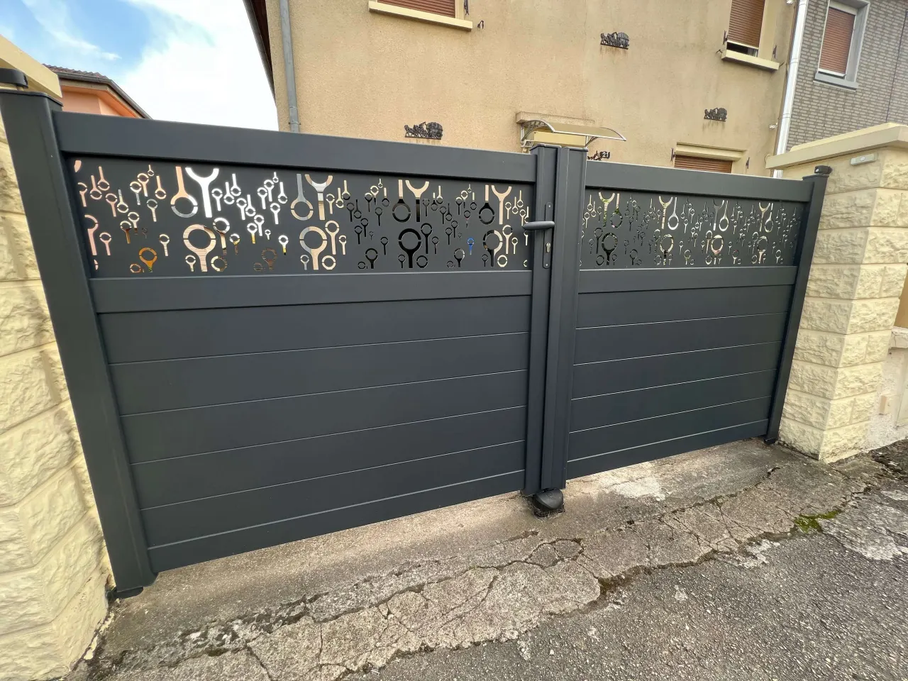 Portail et clôture installés à Verdun (55)