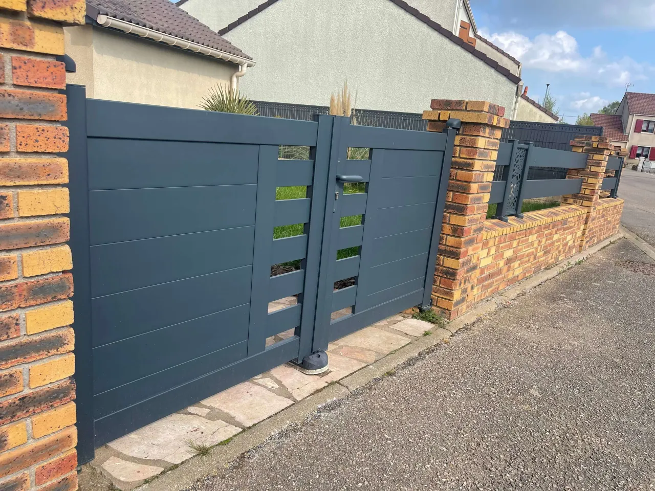 Portail et clôture installés à Algrange (57)