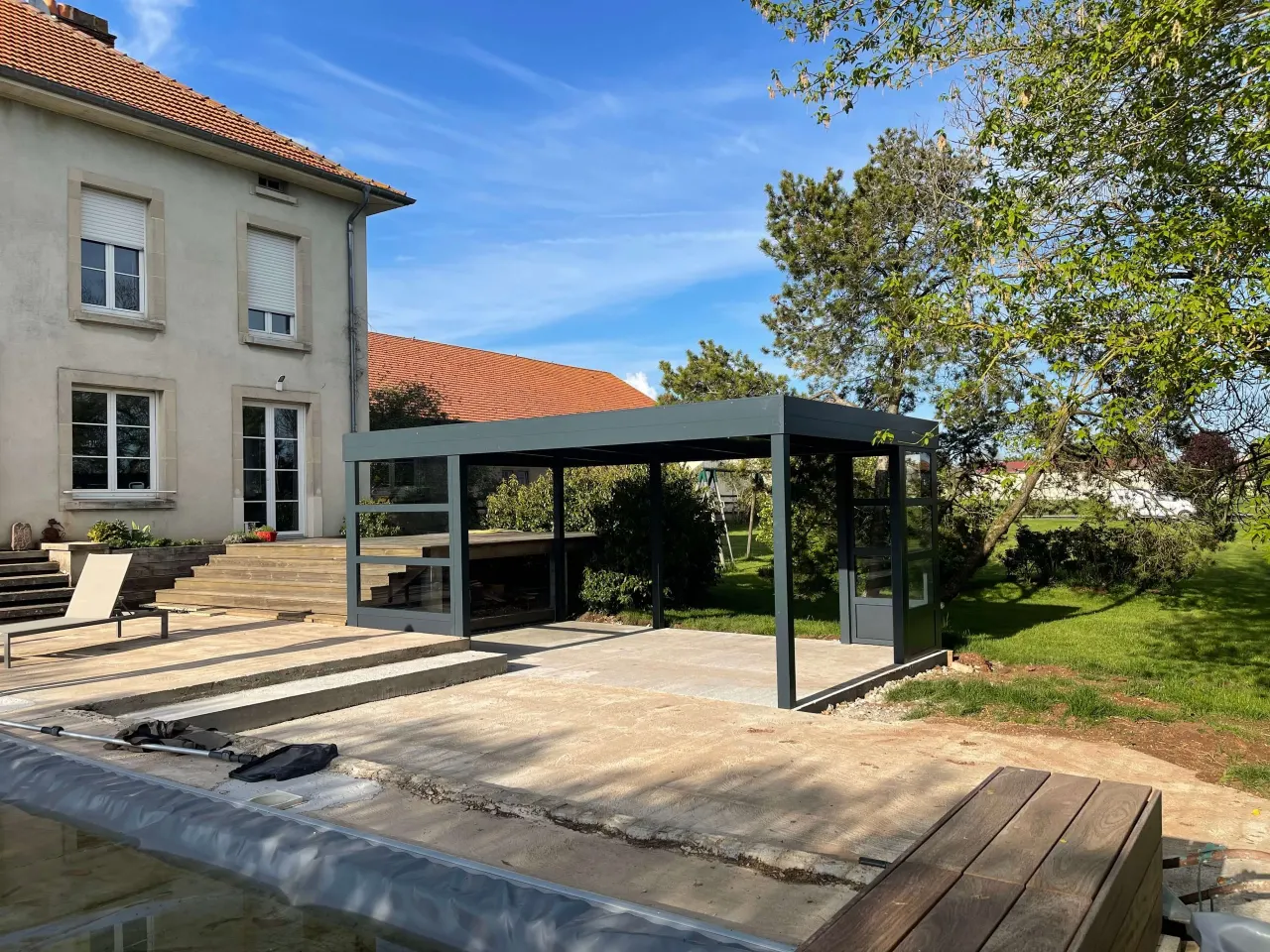 Pergola fixe installée à Nancy (54)
