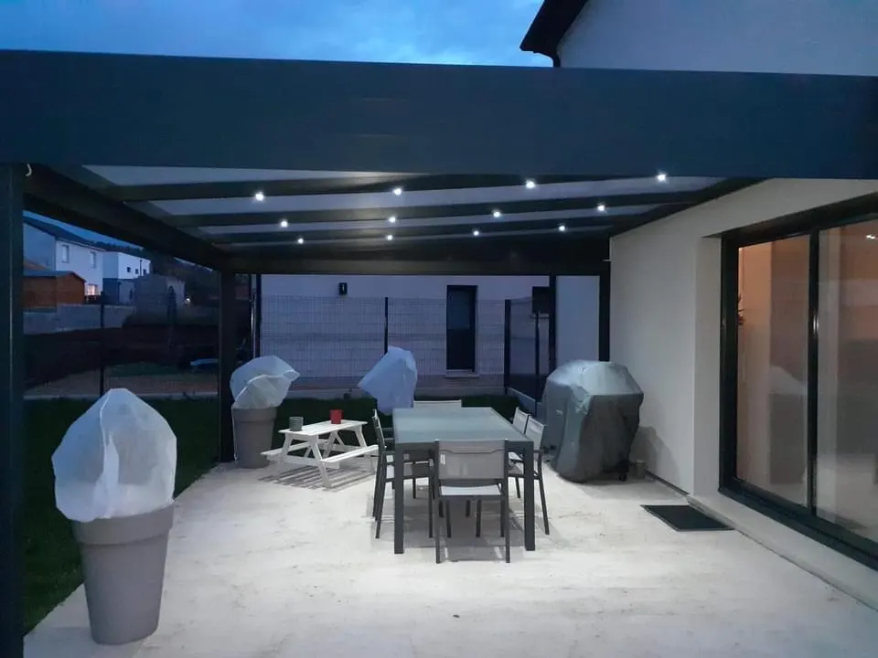 Pergola fixe installée à Guénange (57)