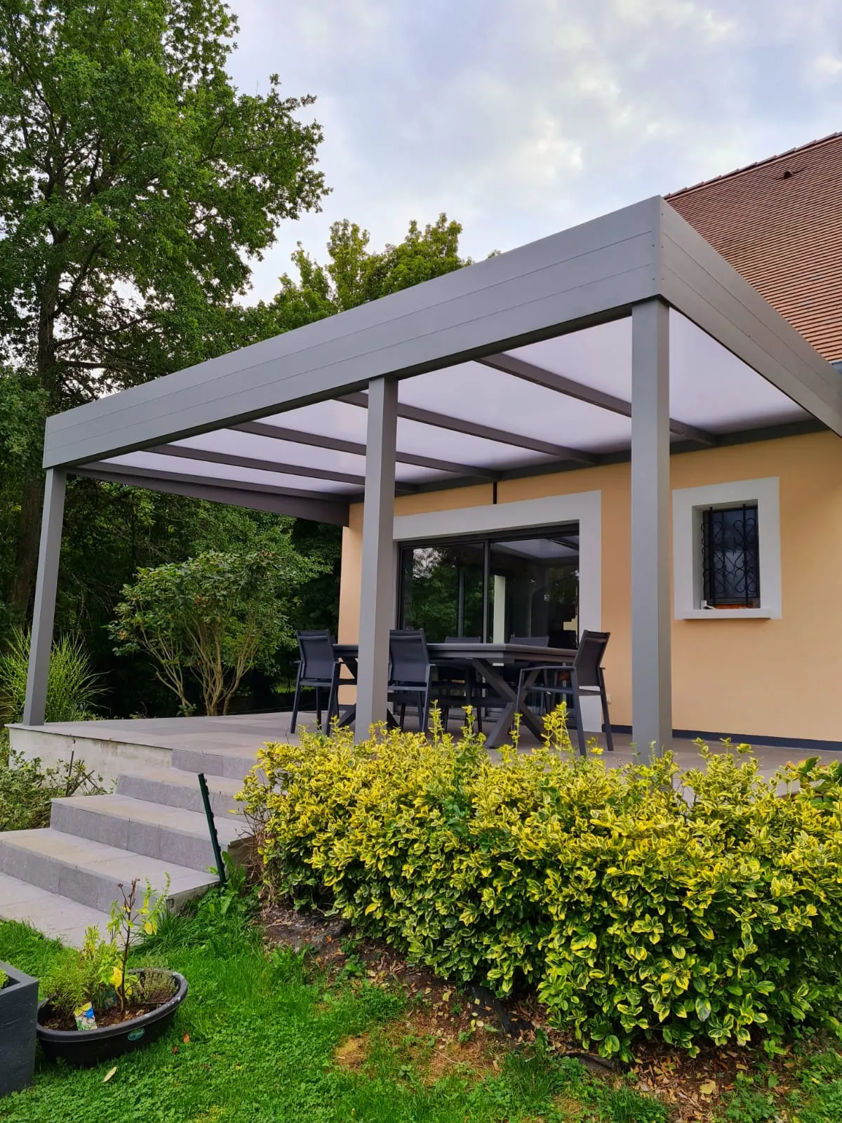 Pergola fixe installée à Dommartemont (54)
