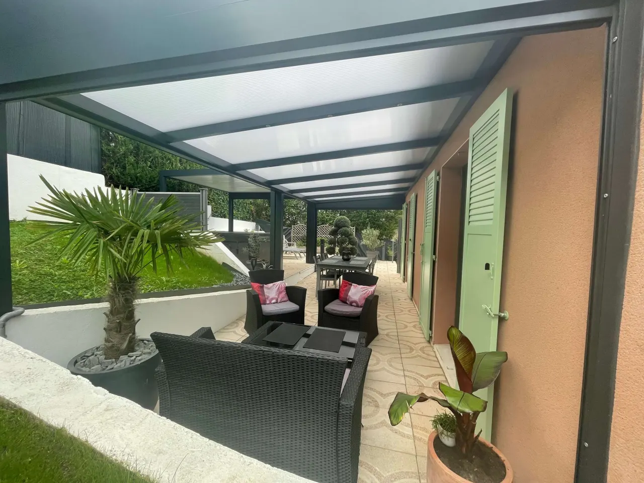 Pergola fixe installée à Villers-lès-Nancy (54)