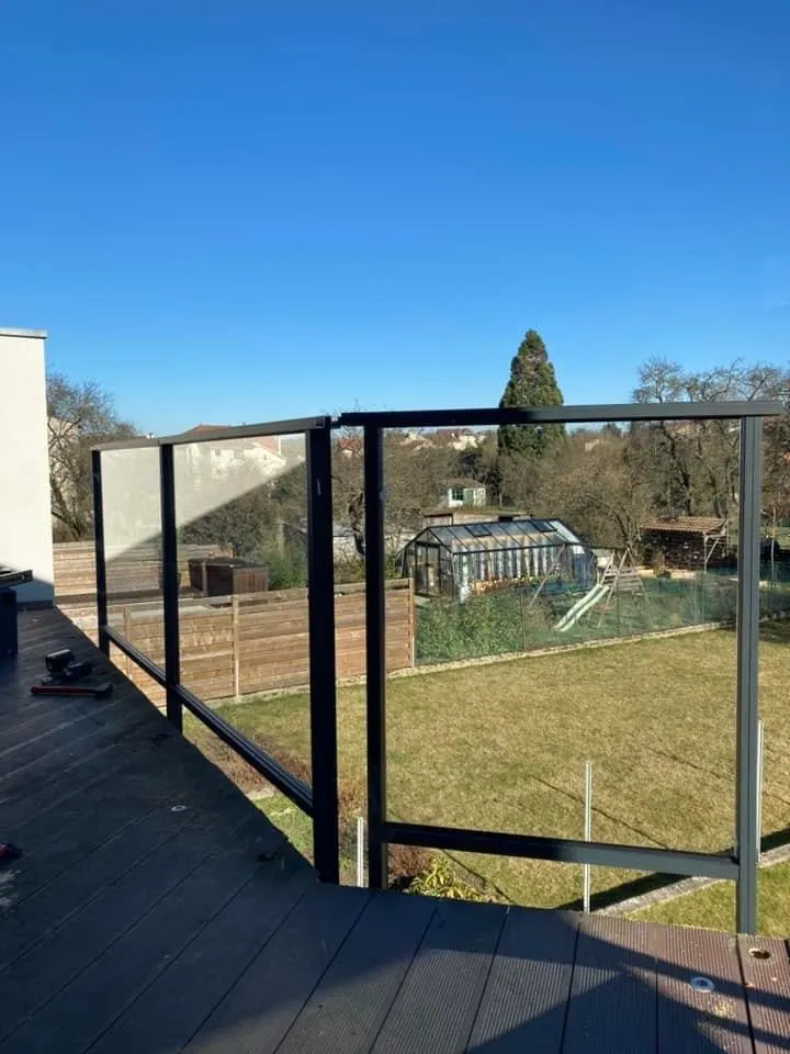 Garde-corps installé à Laxou (54)