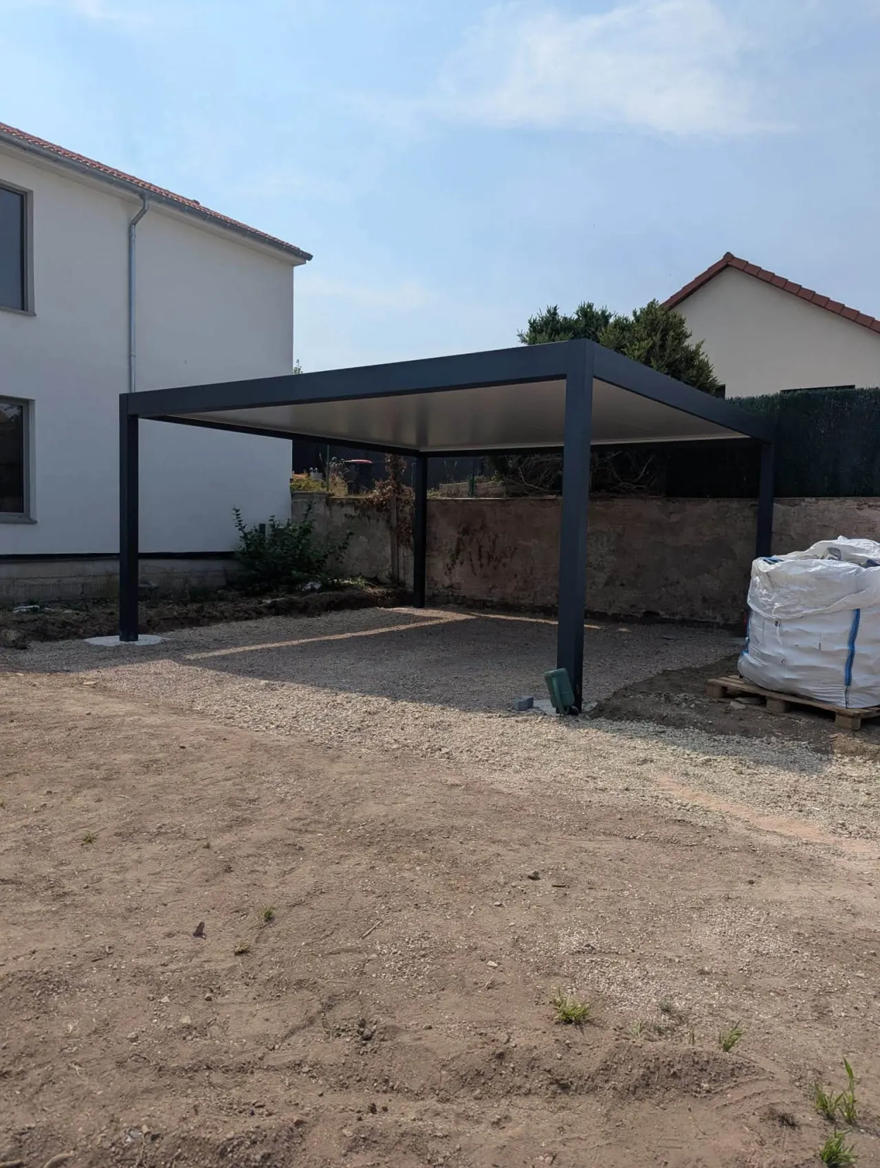 Carport aluminium de 6 m × 6 m à Nomeny — vue 5