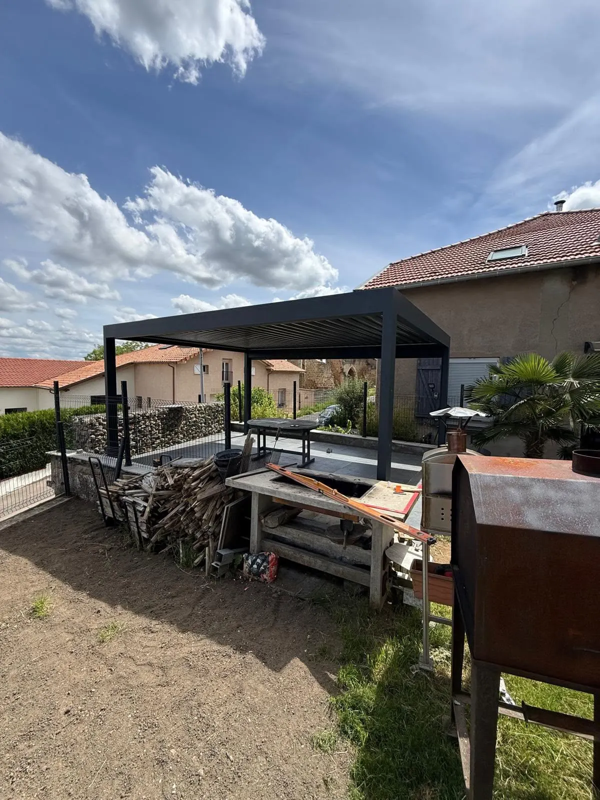 Pergola bioclimatique indépendante à Pont-à-Mousson — vue 4
