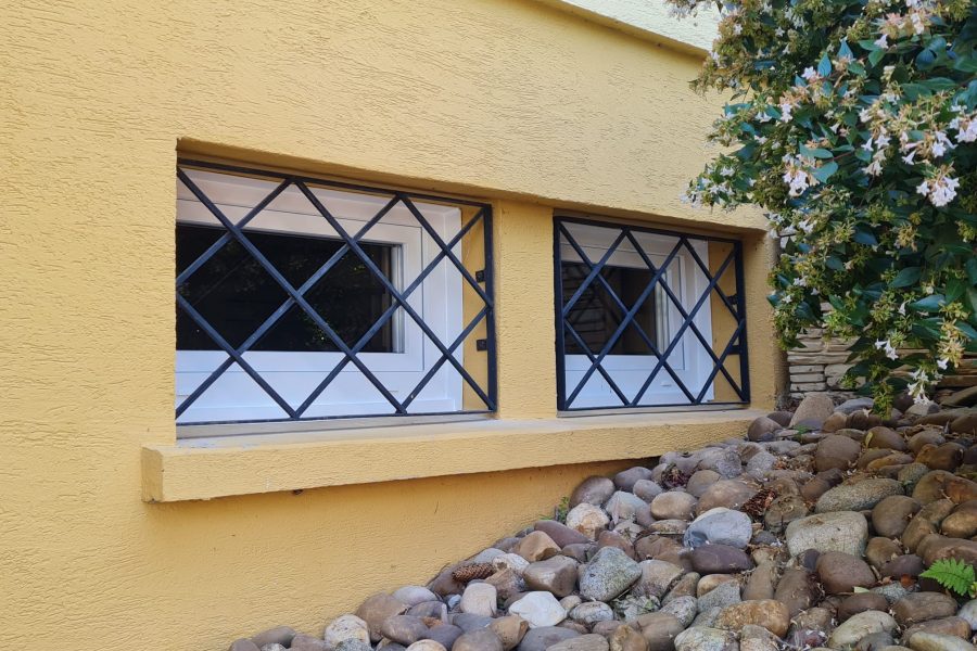 Fenêtres PVC laqués blanc avec oscillo battant